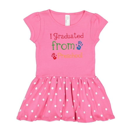 

Inktastic I Graduated from Preschool Gift Toddler Girl Dress