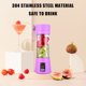 thumbnail image 1 of Exprimidor Eléctrico Mezclador de botellas portátil 380ML Limpieza automática de un solo toque Mini para cocina / viaje, 1 of 5