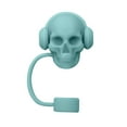 thumbnail image 2 of Fufafayo under $5 Silicone Straw Cover, Skull Shape Straw Cap for Stanley Cup, Food Grade Dust Cover for Tumbler, Water Bottle, Travel Mug, Dishwasher Safe, Leak Proof, 2 of 5
