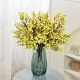 thumbnail image 3 of MAMOWEAR 6PCS Artificial Baby Breath Flower Real Touch Fake Silk Flowers Bouquets for Decor Wedding Party Indoor Outdoor Decor(Yellow), 3 of 4