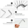 thumbnail image 3 of Durable Silver Steel Hex Key Wrench Set for Bike Repair and Garage Use, Portable, 8 Pieces, 3 of 8