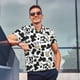 thumbnail image 4 of Balery Cow Camisa Polo de Hombre con Estampado, de Manga Corta y Tejido Medio, Camisa Tipo Golf Polo-Large, 4 of 6