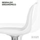 thumbnail image 3 of Juego de 4 Sillas de Bar Mirel Giratorias Color Blanco, 3 of 9