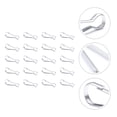 thumbnail image 1 of Homoyoyo 20pcs Key Chain Carabiner Keychain Hooks Silver for Chains Camping Gear, 1 of 8
