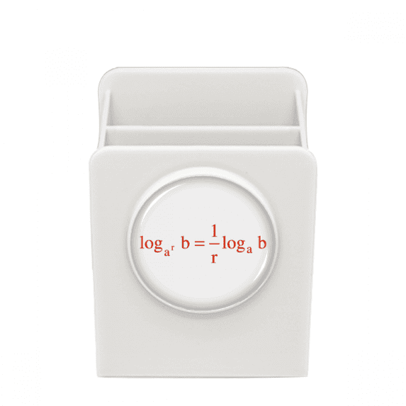 Mathematical Formula Expressing Computational Index Desk Pencil Holder Cup Pen Organizer