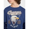 thumbnail image 4 of Weekend Academy Boys Layered Graphic Tee with Long Sleeves, Sizes 4-18, 4 of 5