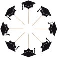 thumbnail image 3 of Cupcake Toppers Migeaks, promoción de posgrado de 2025 (24 unidades), 3 of 5