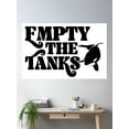 thumbnail image 2 of Empty The Tanks , Orca Whale For Orca Lover, Ocean Conservation Killer Whale Gift Animal Activism Poster Wall Art, Modern Wall Decor For Living Room Bedroom, 12x18 UNFRAMED, 2 of 3