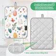 thumbnail image 6 of Yayeee Pot Holders Kitchen Heat Resistant with Pockets 7"x9.8" Cotton Oven Cooking Hot Pads, Red Easter Eggs, 6 of 7