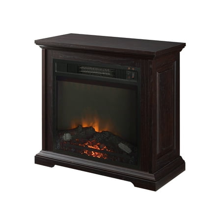 Pleasant Hearth 25 Sullivan Infrared Electric Fireplace Espresso