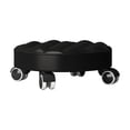thumbnail image 6 of Gallickan Swivel-Wheel Low Stool, Home Plastic Casters Movable Seat, Compact Living Room Rolling Ottoman for Shoes, Foot Rest, 12.6x4.7in, 6 of 6