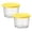 Yellow*Two, variant on 1 Pcs Glass Bowls With Lids, Reusable Food Storage Jars, Airtight Stackable Containers, Glass Mixing Bowls, Perfect Meal Prep Cooking Baking Pantry Fridge Freezer Lunch Snack