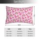 thumbnail image 2 of Balery Cute Flamingo Funda de Cojín Estampada, Regalos para Mujeres, Regalos de Amor para Ella, Regalos para Novia o Esposa, Funda de Almohada-20"x30", 2 of 6