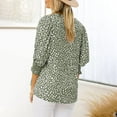 thumbnail image 5 of Sherrylily Women Long Sleeve Rayon Tops Crew Neck Fashion Chiffon Shirt Summer Puff Sleeve Blouse, 5 of 5