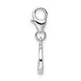 thumbnail image 2 of Auriga 925 Sterling Silver Polished Multi-colored Enameled Rainbow Charm for Women, 2 of 5