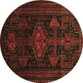 thumbnail image 1 of Ahgly Company Indoor Round Persian Brown Traditional Area Rugs, 4' Round, 1 of 4