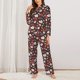 thumbnail image 2 of Balery To The Best Mom Conjunto de Pijama con Estampado para Mujer, Conjunto de Dos Piezas con Manga Larga, Ropa de Dormir Suave con Bolsillos, Pijamas Cómodos-XX-Large, 2 of 7