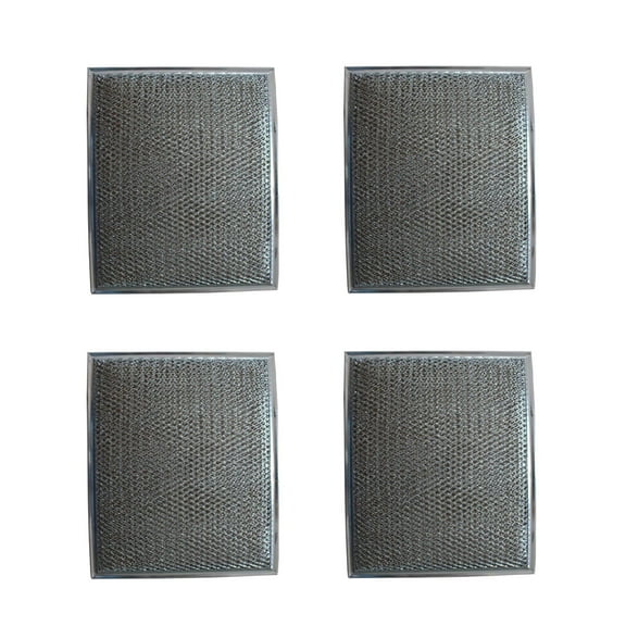 Duraflow Filtration Replacement Aluminum Filter for Many Broan/Nutone Models (4 Pack)