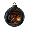 thumbnail image 2 of Adornos Colgantes Planos Navideños | Animales de Librería: Compañeros de Lectura | Decoraciones de Plástico Multicolor de 8 Cm | Regalos de Decoración Navideña para Amantes de La Lectura | Estantes y, 2 of 6