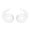 1 pair-White, variant on Earphones Earhook Earplugs Accessories For 4 Soft Silicone Earbud Tips Eartips Replace Repair Parts