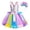 Pink, variant on shoper Girls Outfit Sleeveless Mesh Tutu Dress and Hair Accessory Set, Baby Girl Outfit Sets