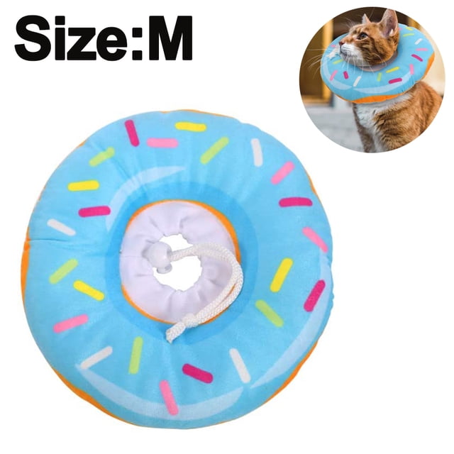 Doughnut Circle Adjustable Soft Pet E-Collar Neck Collar Circle for Cat Small Dog