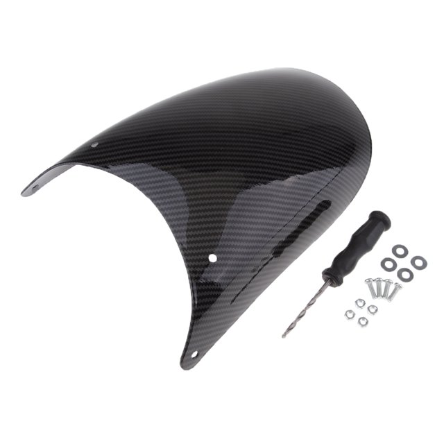 Extensor de Extensión de Guardabarros Delantero de Motocicleta de Fibra de Carbono Tipo 4 Sunnimix Extensor de guardabarros para guardabarros delantero