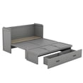 thumbnail image 5 of Queen Murphy Bed Cabinet with USB Port and a Large Drawer, Space-Saving Chest Cube Bed, Solid Wood Storage Bed can be Folded into a Cabinet,for Small Spaces Apartments Studio Guest Room, Gray, 5 of 7