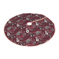 thumbnail image 2 of Bingfone Christmas Tree Skirt Mat Christmas Decoration Interior 30" -Daisies Flowers, 2 of 6