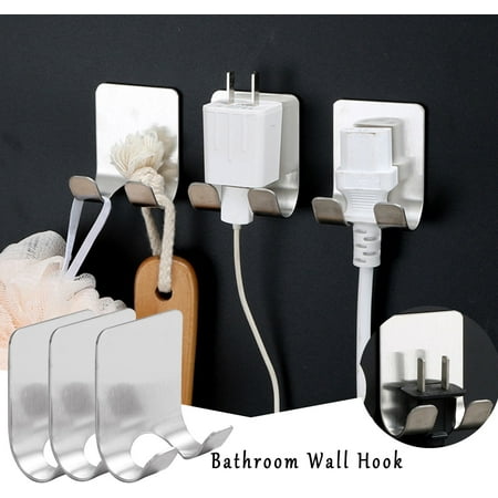 

FREE SHIPPING-cleaning supplies Holder for Shower Steel Self Adhesive Waterproof Bathroom Wall Hook for bathroom toilet shower cleaner household cleaning