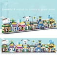 thumbnail image 4 of Stackable Building Blocks Toy With 8 Pieces Set For Improving Hands-on Ability Of Boys And Girls, Featuring City Street View, 4 of 5