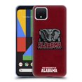 thumbnail image 1 of Head Case Designs Officially Licensed University Of Alabama UA The University Of Alabama Distressed Look Soft Gel Case Compatible with Google Pixel 4, 1 of 7
