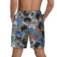thumbnail image 2 of Lsque Mens Swim Trunks Video Game Pattern - Bathing Suit Compression Liner - Beach Swim Shorts Swimwear - (S-3XL) - Stretch Quick Dry -3X-Large, 2 of 9