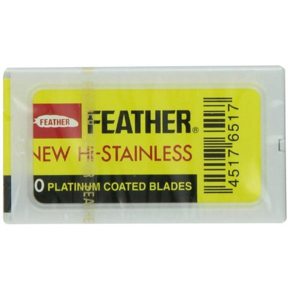 Feather Double Edge Blades, 50 Count