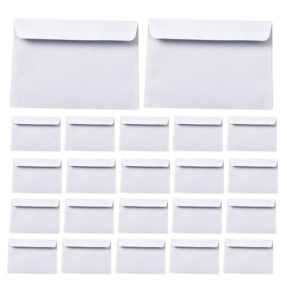 100pcs Self-Sealing White Envelopes For Business Documents Secure Mailers For Office Use And Privacy Protection Letter Sized Papers And Small Business Packaging Supplies