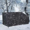 thumbnail image 5 of Funda para banco de jardín de 3 plazas, tela Oxford impermeable y transpirable, funda para muebles de jardín, 5 of 5