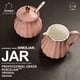 Sweejar Home 22 Stück Europäischen Stil Teeservice, Teetasse und Untertasse Set, Keramik Kaffeeset, Teeset Royal Family aus Porzellan, für 6 Personen, 225 ml-Tassen weiß