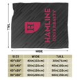 thumbnail image 3 of Hamline University Ultra-Soft Micro Fleece Blanket Multi-Size Flannel Blanket, 3 of 7