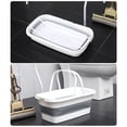 thumbnail image 3 of Maoww Collapsible Bucket Portable Plastic Bucket Folding Storage Basket with Handle, 3 of 6