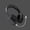 Black, variant on Immersive audio headphones with an adjustable folding design to fit all ear shapes, built-in microphone, USB-C charging, ideal for gamers and music/movie lovers.