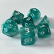 thumbnail image 4 of Juego de mesa de 7 troqueles, dados poliédricos de doble color para fiesta, juego de dados acrílicos TRPG DND, D4, D6, D8, D10, D12, D20, 7 unidades por juego, 4 of 4