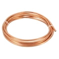 thumbnail image 1 of Uxcell 1/8"x 6.5Ft Tubo de refrigeración Bobina de cobre tono dorado 1 pieza, 1 of 5