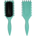 thumbnail image 1 of wonim44 Multifunctional Elastic Comb - Curling Pointed Head and Tail, airbag Large Wave Curling Comb Fluffy Anti-Static, Suitable for All Dry and Wet Hairstyles for Men and Women (Green)(Green), 1 of 1
