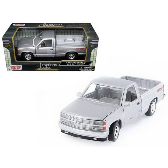 Motormax 73203r 1992 Chevrolet SS 454 Pickup Truck Red 1-24 Diecast Model