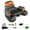 Grey+Orange, variant on Goplus Inflatable Fishing Boat 350 LBS Fishing Float Tube with Fishing Rod Holder Gray+Green