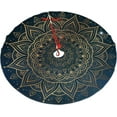 thumbnail image 2 of Elegant Gold Mandala Blue Galaxy Christmas Tree Skirt Gorgeous for Xmas Party Ornaments Holiday Decoration Accessory 48", 2 of 6