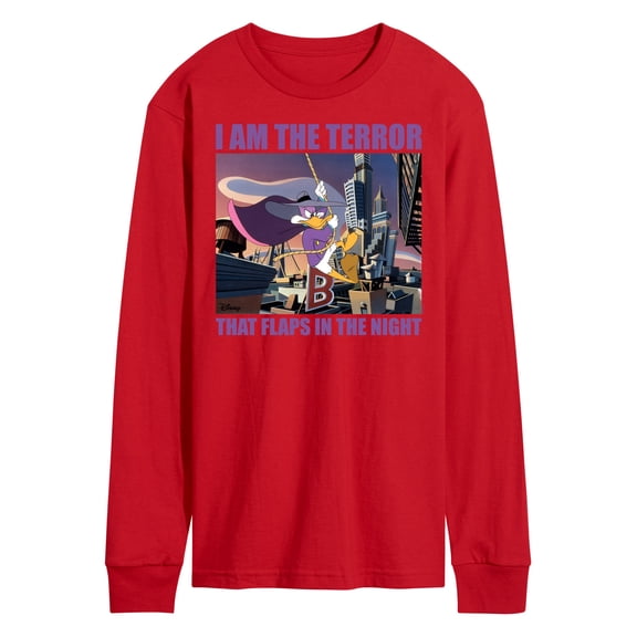 Disney - Darkwing Duck - I Am the Terror - Men's Long Sleeve T-Shirt