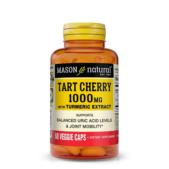Mason Natural Tart Cherry with Standardized Turmeric 60 Veg Caps