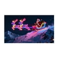 thumbnail image 1 of Huanglei Glow In The Dark Garage Banner Light Up Holiday For Indoor Outdoor Festive Party Sign With LED String Lights, 1 of 6