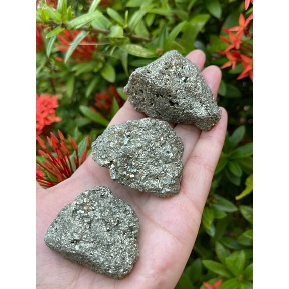 Large Rough Natural Pyrite Stones, Raw Pyrite